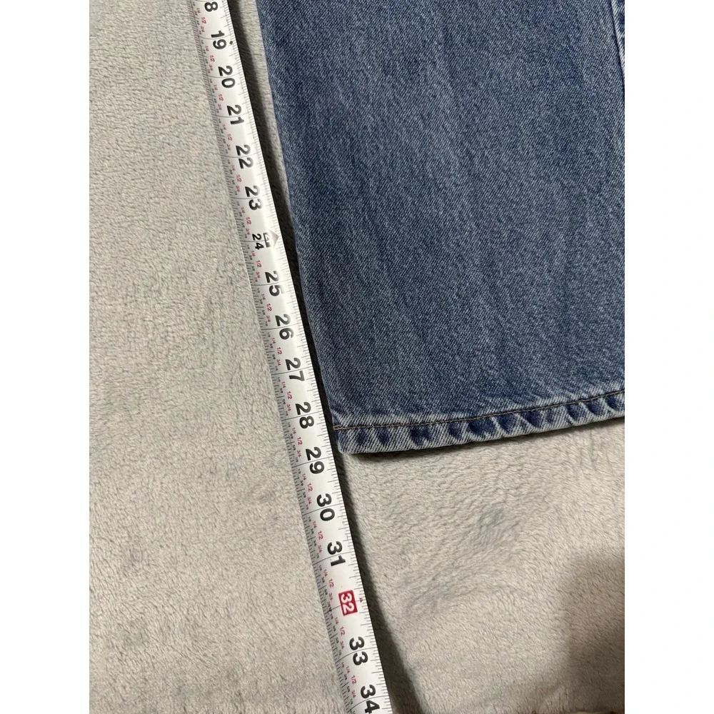 VTG Levi's 550 Relaxed Fit Husky Denim Jeans Made in USA Orange Tab 34x29